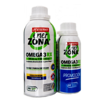 Enerzona Omega 3 RX1gr acidos grasos Omega 3.- 240 capsulas + 60capsulas  Gratis.