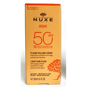 Nuxe Protector Solar Fluido Ligero Alta Protección Spf50.- 50 ml. Regalo (Champu y Gelde Ducha After-Sun 100 ml).-